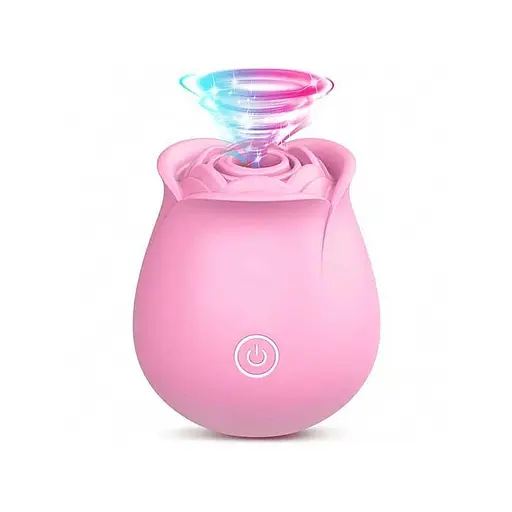 Клиторальный вакуумный вибратор Red Rose Розовый- Вибраторы