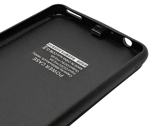 Чехол-аккумулятор XON PowerCase для Xiaomi Redmi Note 10 6800 mAh Черный (PCBS3410168B 1585) - фото 10