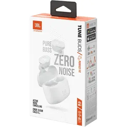 Гарнітура JBL Tune BUDS White (JBLTBUDSWHT) (6891595) - фото 5
