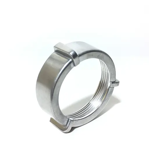 Накатная гайка на корпус шнека для мясорубки Bosch, кухонный комбайн Bosch MUM4*, MUM5*, 050365 (00050365) - фото 2