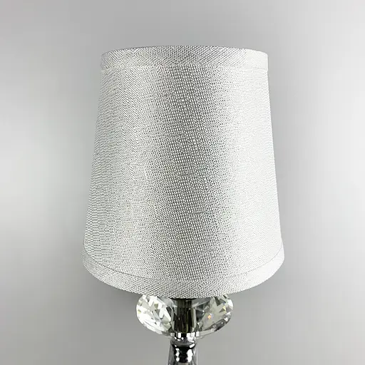 Бра з білим абажуром в хромовому корпусі Line F S 8639 - фото 6