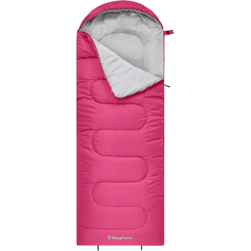 Спальный мешок KingCamp Oasis 250S Comf +12°C / Lim +7°C / Extr -3°C Rosered