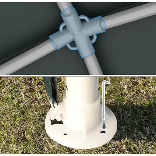 Садовий павільйон намет Hanert G-987 3×3 м - фото 3