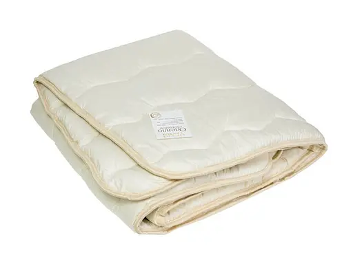 Ковдра стьобана вовняна дитяча Vladi 100х140 бежева (101713) - фото 1