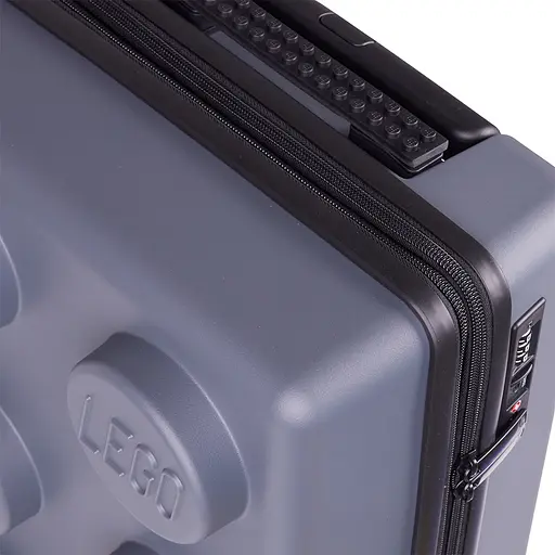 Валіза LEGO Brick 2x3 Expandable Trolley 31 л розширювана сіра (20290-0199) - фото 4