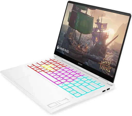 Ноутбук HP OMEN Transcend 14-fb1006ua 14" 3K OLED Intel U7-255H 32GB F1024GB NVD5060-8 Win11 білий - фото 3