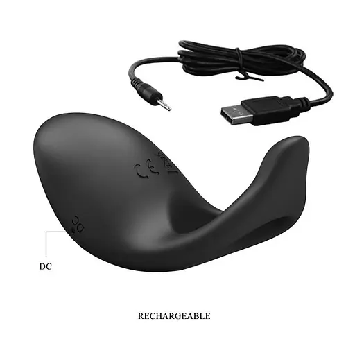 Ерекційне кільце Pretty Love Gemma 8.4 см чорний - фото 3