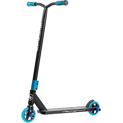Самокат трюковий Best Scooter 50х10х82 см Чорно-блакитний 000231691
