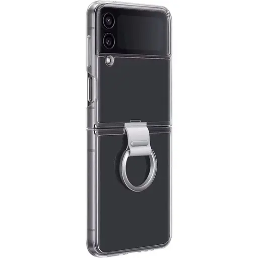 Оригінальний прозорий чохол із кільцем Samsung для Galaxy Z Flip4 Clear Cover with Ring Crystal EF-OF721CTEGUA