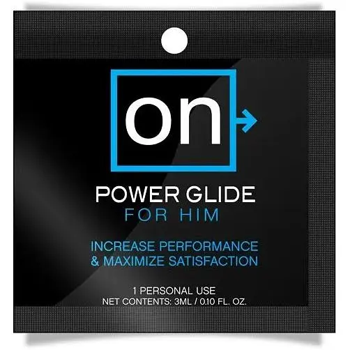 Пробник стимулюючого гелю Sensuva - ON Power Glide For Him (3 мл) для супер ерекції