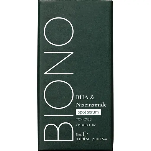 Сироватка для обличчя Biono концентрована точкова з саліциловою кислотою та ніацинамідом 5 мл - фото 4