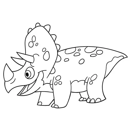 Роспись по холсту "Трицератопсик" Art Craft 15058-AC 25х30 см - фото 2