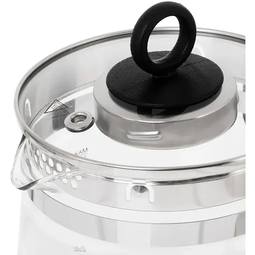 Чайник Adler AD 1299 стеклянный 1.5 л с заварочным блоком и контролем температуры черный - фото 7