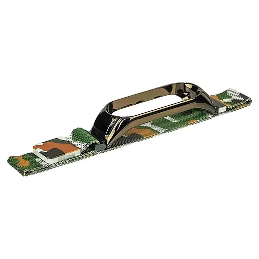 Ремешок Миланская петля для Xiaomi Mi Band 3/4 хаки-камуфляжный - фото 2