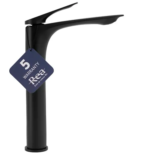 Смеситель для умывальника Rea Avalon black высокий REA-B1126 Черный матовый - фото 4