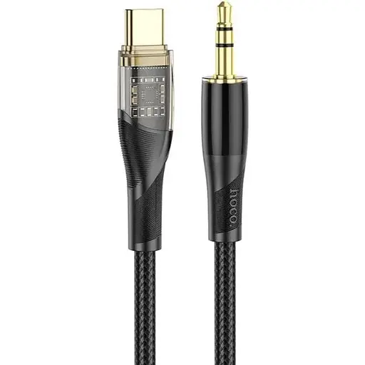 Кабель Hoco UPA25 Transparent Discovery Edition Digital audio conversion cable Type-C Черный