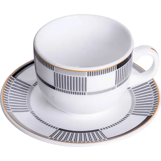 Столовый сервиз Yiwu на 6 персон фарфоровый Geometry HP-HK-6 - фото 2