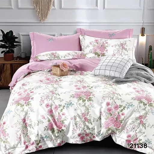 Комплект постільної білизни Viluta сімейний ранфорс 21138 100% бавовна - фото 1