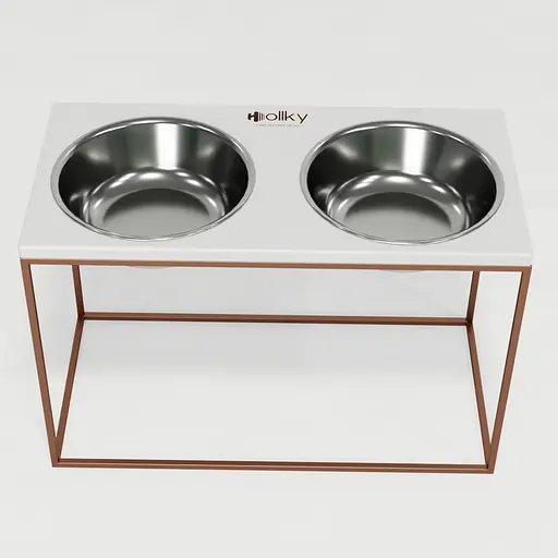 Hollky Base XXL40 — миски на підставці для дуже великих собак (2 × 2,8 л) - фото 5