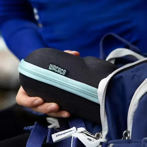 Эспрессо-кофеварка Wacaco Nanopresso 18 бар 80мл с чехлом Голубой - фото 5