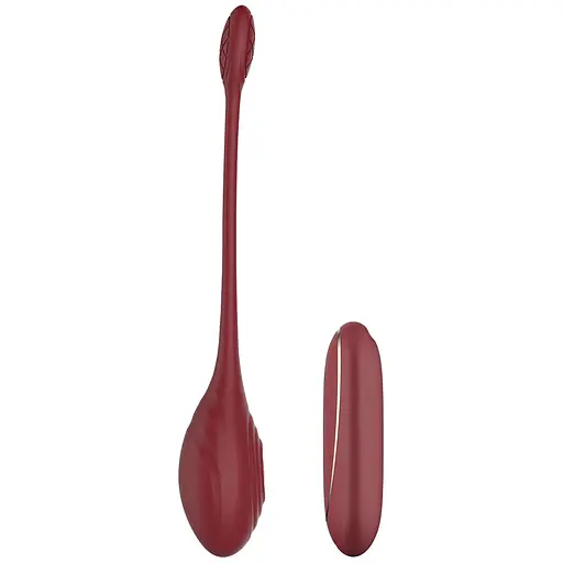 Віброяйце Dreamtoys Romance Daisy 23 см бордовий - фото 2