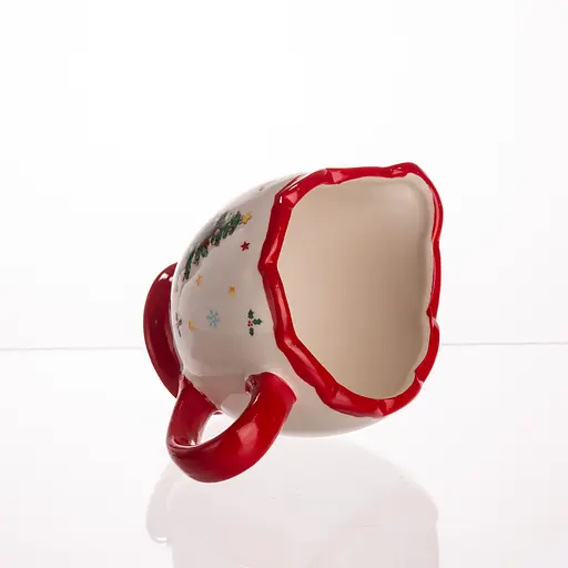 Молочник фарфоровый Yiwu New Year 300 мл для сливок и молока CR-1-4 - фото 4