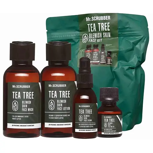 Подарунковий набір Mr. Scrubber Tea Tree Blemish Skin Face