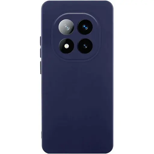 Чехол Lakshmi Silicone Cover Full Camera (AAA) для Xiaomi Redmi Note 14 Pro+ Темно-синий / Midnight blue