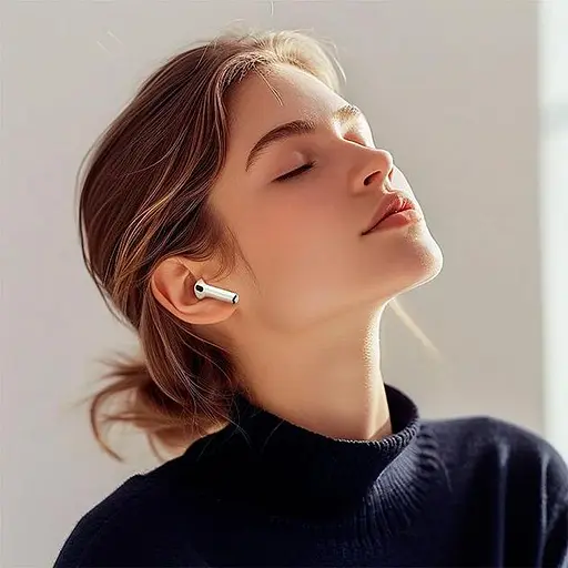 Бездротові навушники Hoco EW70 Glory true wireless BT headset, BT5.5, 35mAh, 300mAh, 6h, gold - фото 4