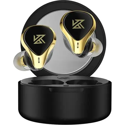 Бездротові Bluetooth навушники KZ SA08 Pro з арматурними випромінювачами та підтримкою AptX чорні