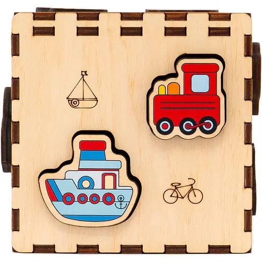 Кубик-сортер GoodPlay Транспорт (CUB-4-011) - фото 4