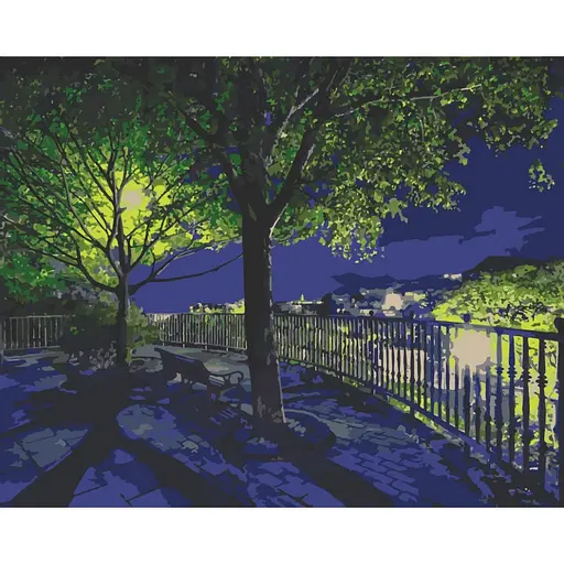 Картина за номерами "Вечірній парк" Art Craft 504017-NC 40x50 см - фото 1