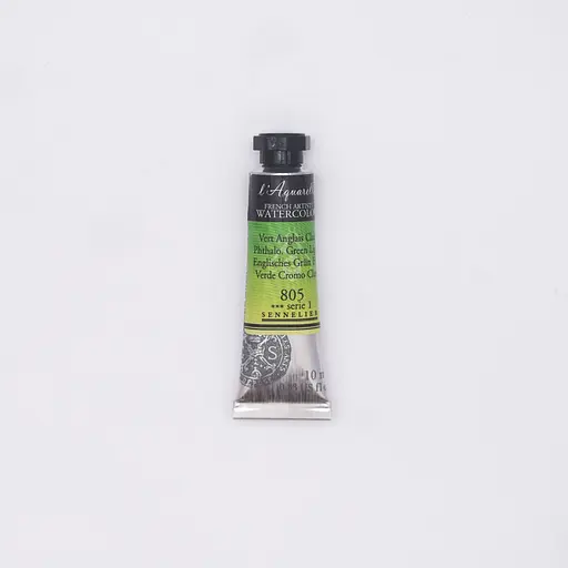Акварельна фарба Sennelier L'Aquarelle, 10 мл, S1, Фтало-зелений світлий (Phthalo. Green Light)