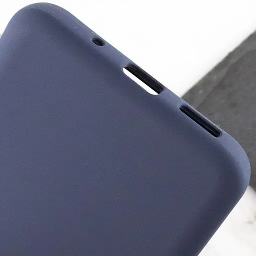 Чехол Lakshmi Silicone Cover Full Camera AAA для Xiaomi Redmi 12C Темно-синий/Midnight blue - фото 7