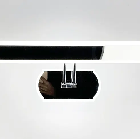 Настінний світильник Line F для інтер’єрного підсвічування овальної форми колір корпусу хром - фото 6