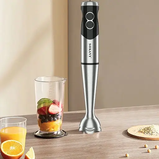Занурювальний блендер Sokany SK-02006 2 швидкості Turbo нержавіюча сталь 800 Вт - фото 4