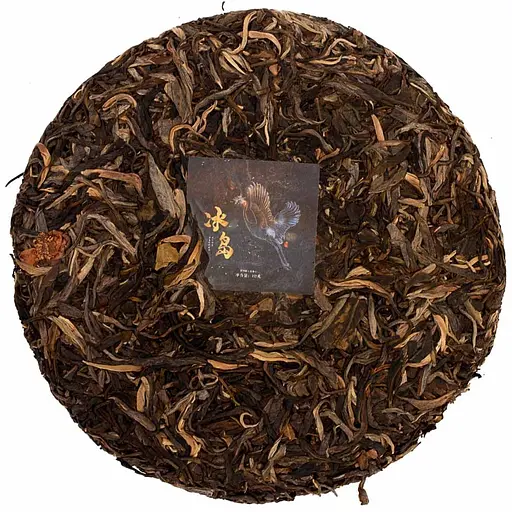 Шен Пуэр Королевский Журавль из Биндао 2020 г. - блинчик, 357 г - фото 4
