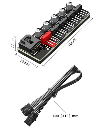 Контроллер Coolmoon F5 Plus PWM - фото 3