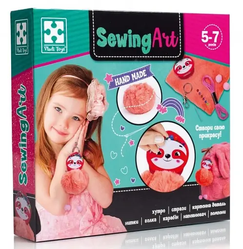 Набір для творчості Sewing Art Sloth, Vladi Toys