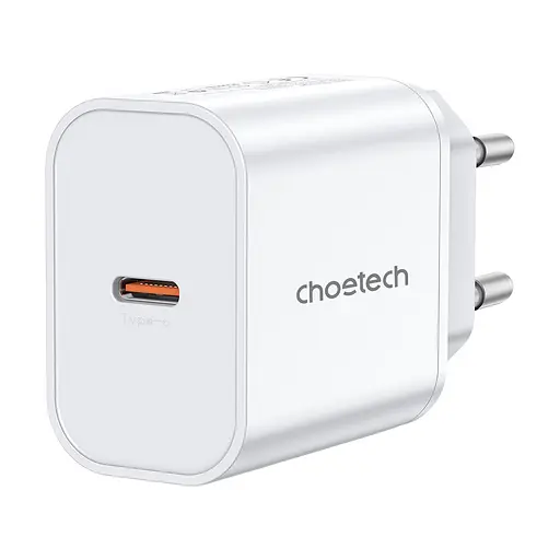 Сетевое зарядное устройство Choetech PD3042 mini PD45W USB-C White (43-00156) - фото 1