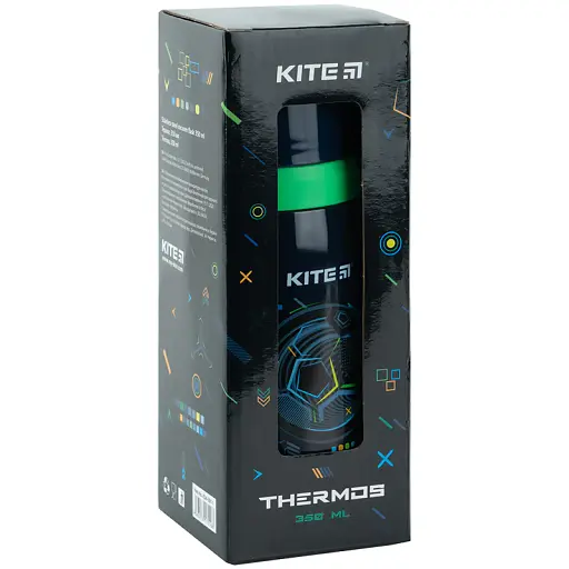 Термос Kite Goal 350 мл синий (K24-301-1) - фото 4