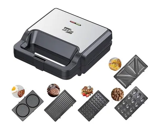 Мультигриль 5в1 Zepline ZP-813 Серый 2200 Вт - фото 2