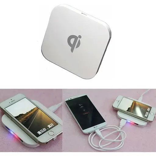Беспроводное зарядное устройство Hoozo HT-Q8 White - фото 3