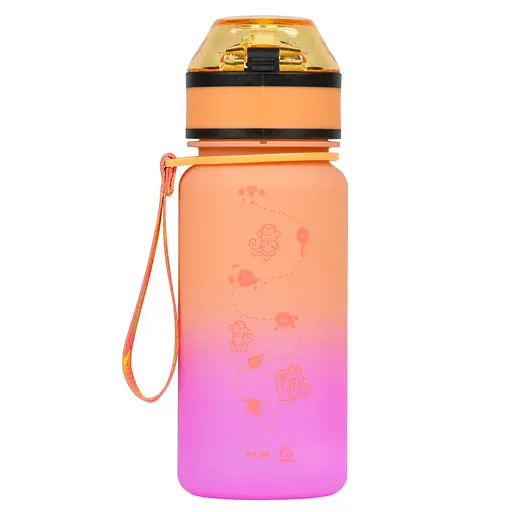 Бутылка для воды детская LittleBig 350 мл оранжево-розовая