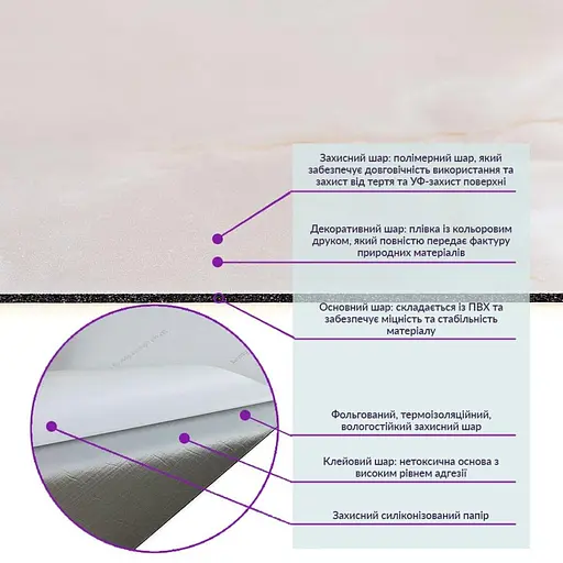 Самоклеящаяся виниловая плитка 600х300х1,5мм, цена за 1 шт. (СВП-117) Глянец SW-00000506 - фото 3