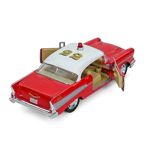 Інерційна машинка 1957 Chevrolet Bel Air (Fire Chirf) Kinsmart KT 5325 W - фото 2