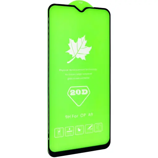 Защитное стекло DK Full Glue 20D для Oppo A9 2020 black