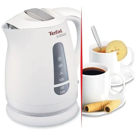 Электрочайник Tefal Express KO299130 белый 1.5л (KO299130) - фото 7
