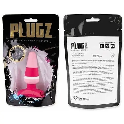 Анальна пробка FeelzToys Plugz Butt Plug Colors Nr. 2 - фото 3
