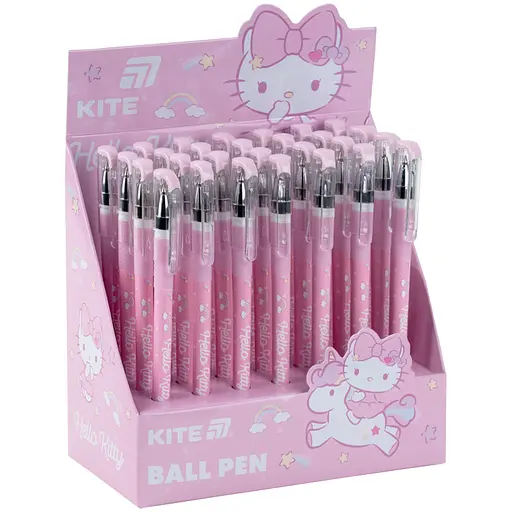 Набор ручек Kite Hello Kitty 28 шт. шариковая синяя (HK26-032) - фото 1